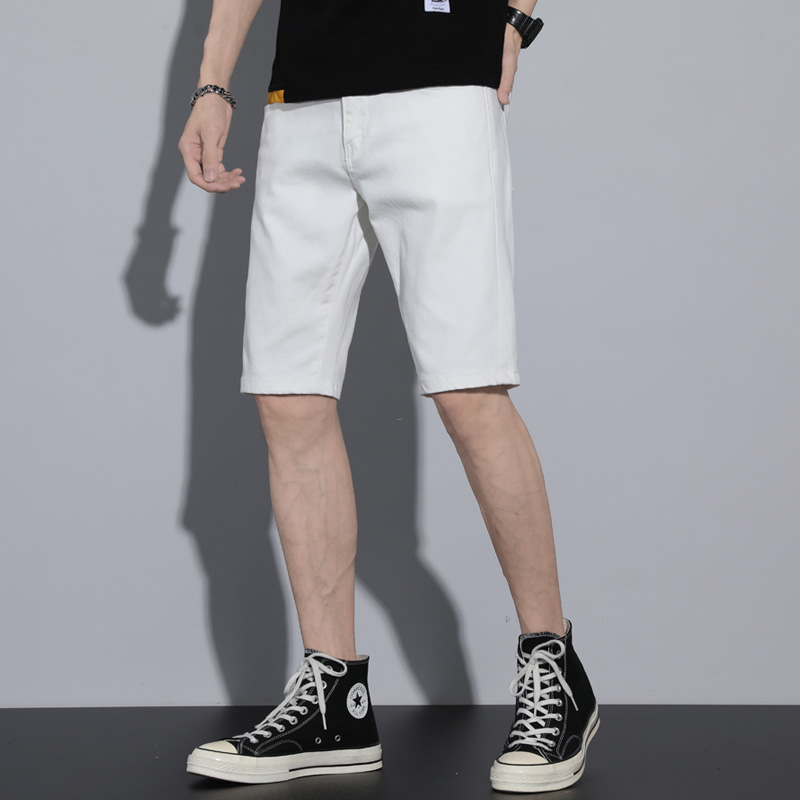 Summer New Casual Men's White  - огляд і ціна Embellish Knit