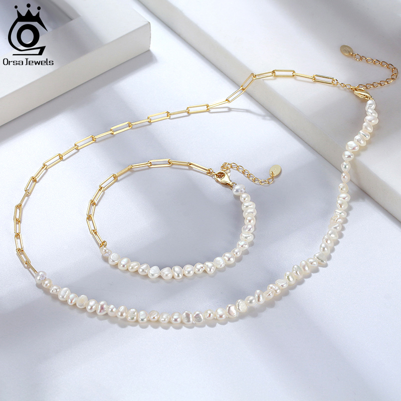 ORSA JEWELS Half Pearl Chain C - огляд і ціна Pearl Trim Chain