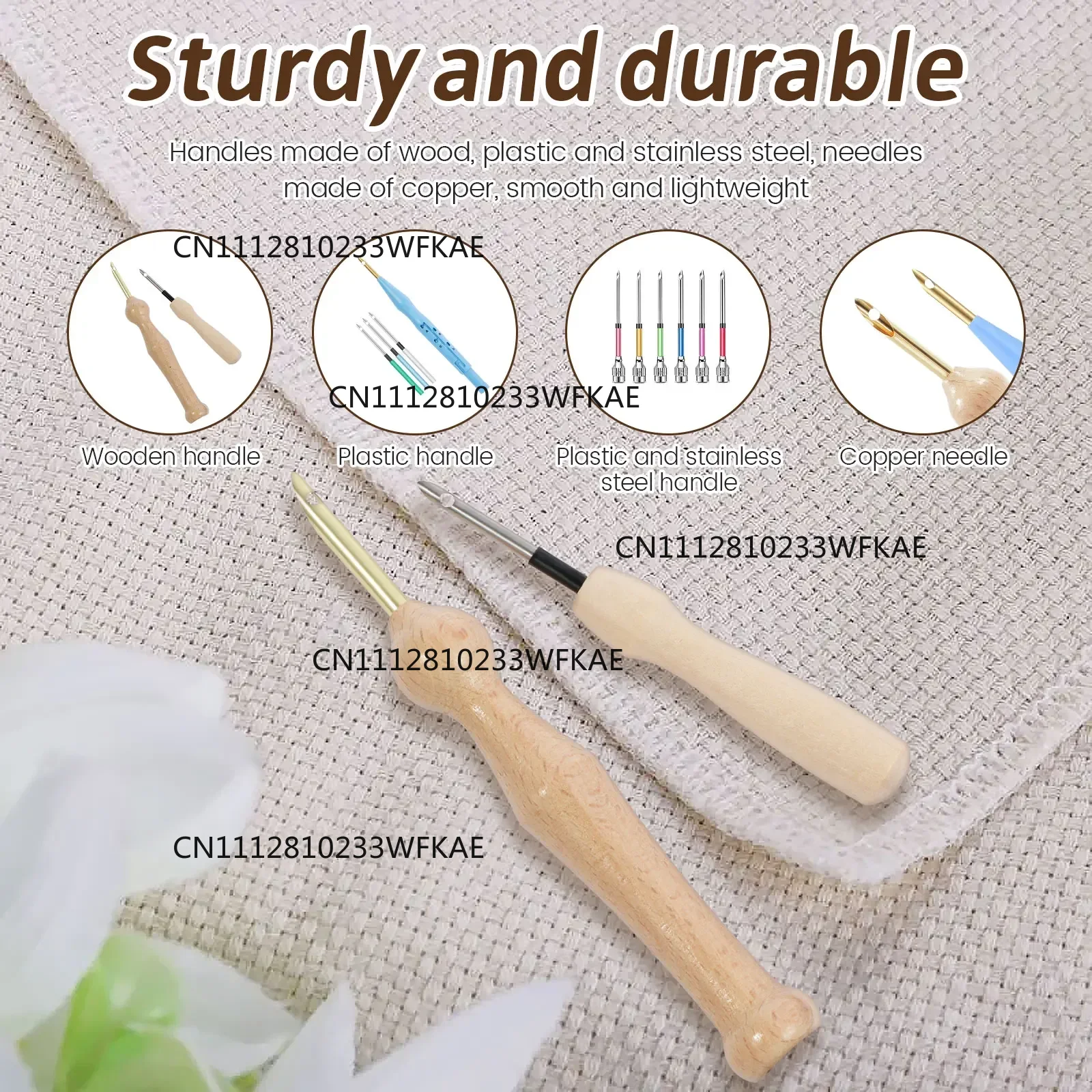 17Pcs Punch Needle Embroidery  - огляд і ціна Embroidery Craft