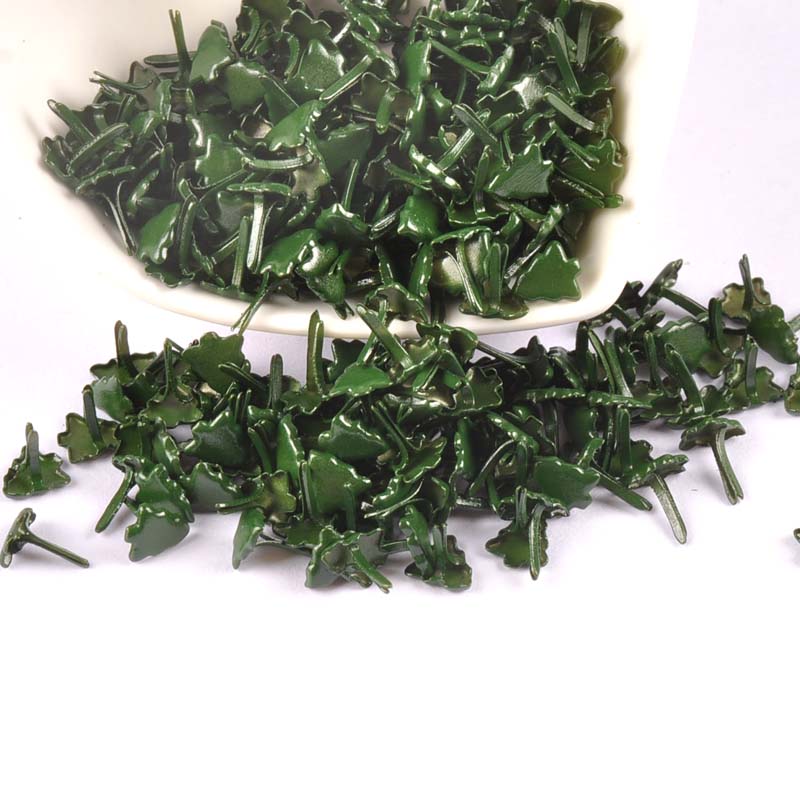 50pcs Mini Christmas Tree Brad - огляд і ціна Embellishments For Scrapbooking