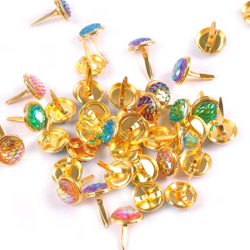13x13mm 20Pcs Mix Squama Patte - огляд і ціна Embellishments For Scrapbooking