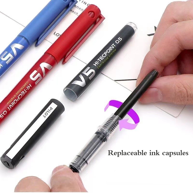 5 Pcs PILOT Gel Pen BXC-V5/V7  - огляд і ціна Pilot Pen V5