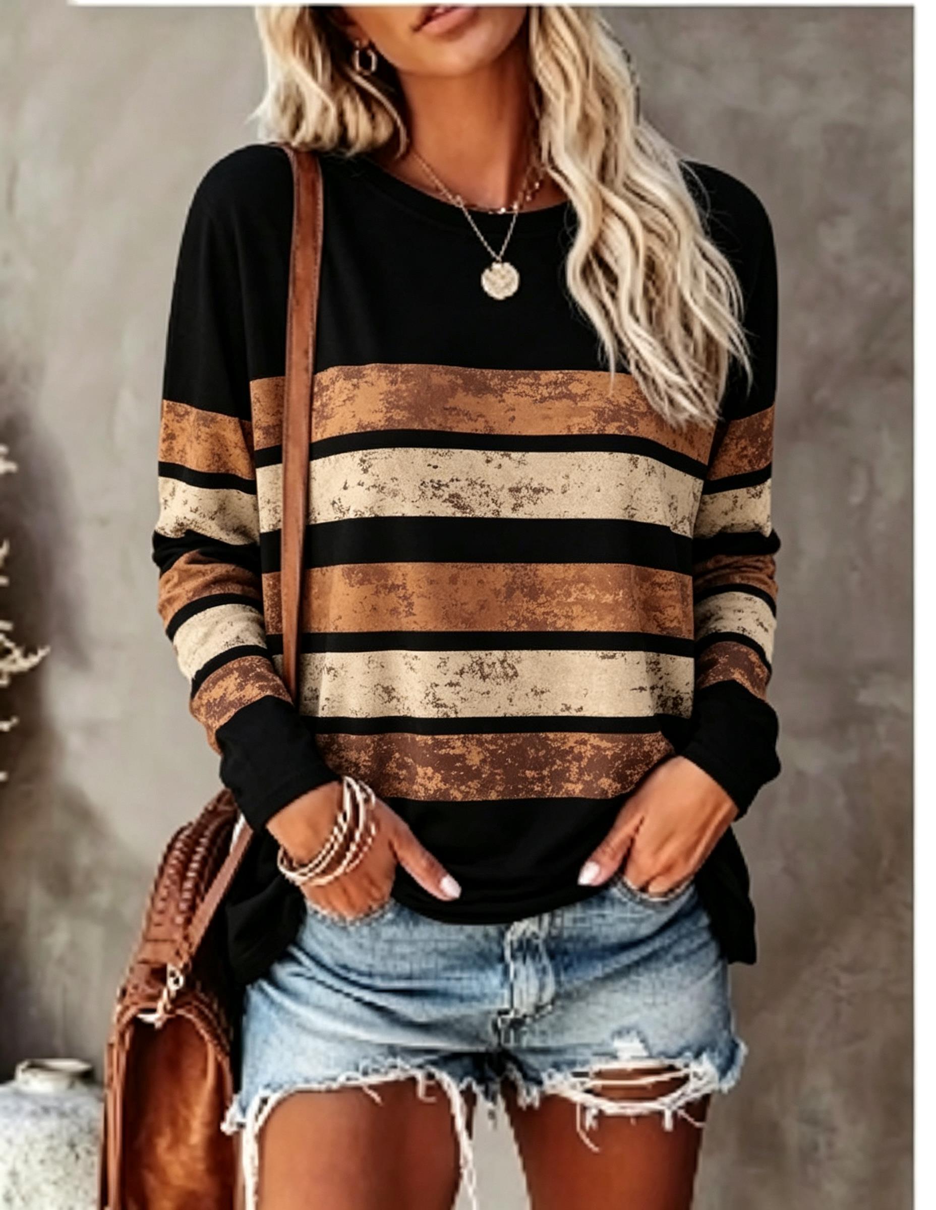 Women Long Sleeve T‑Shirt Vint - огляд і ціна Embellish Knit
