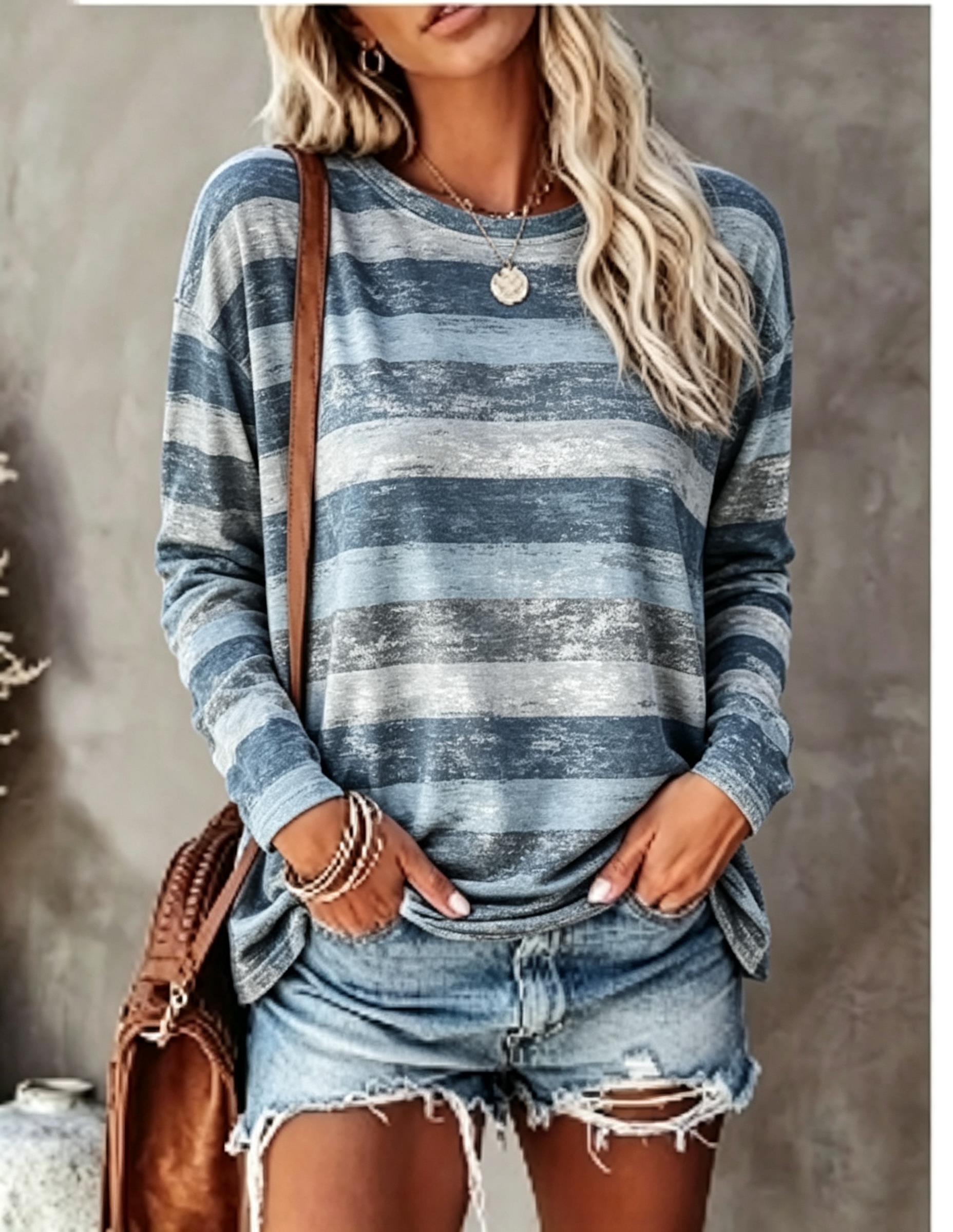 Women Long Sleeve T‑Shirt Vint - огляд і ціна Embellish Knit