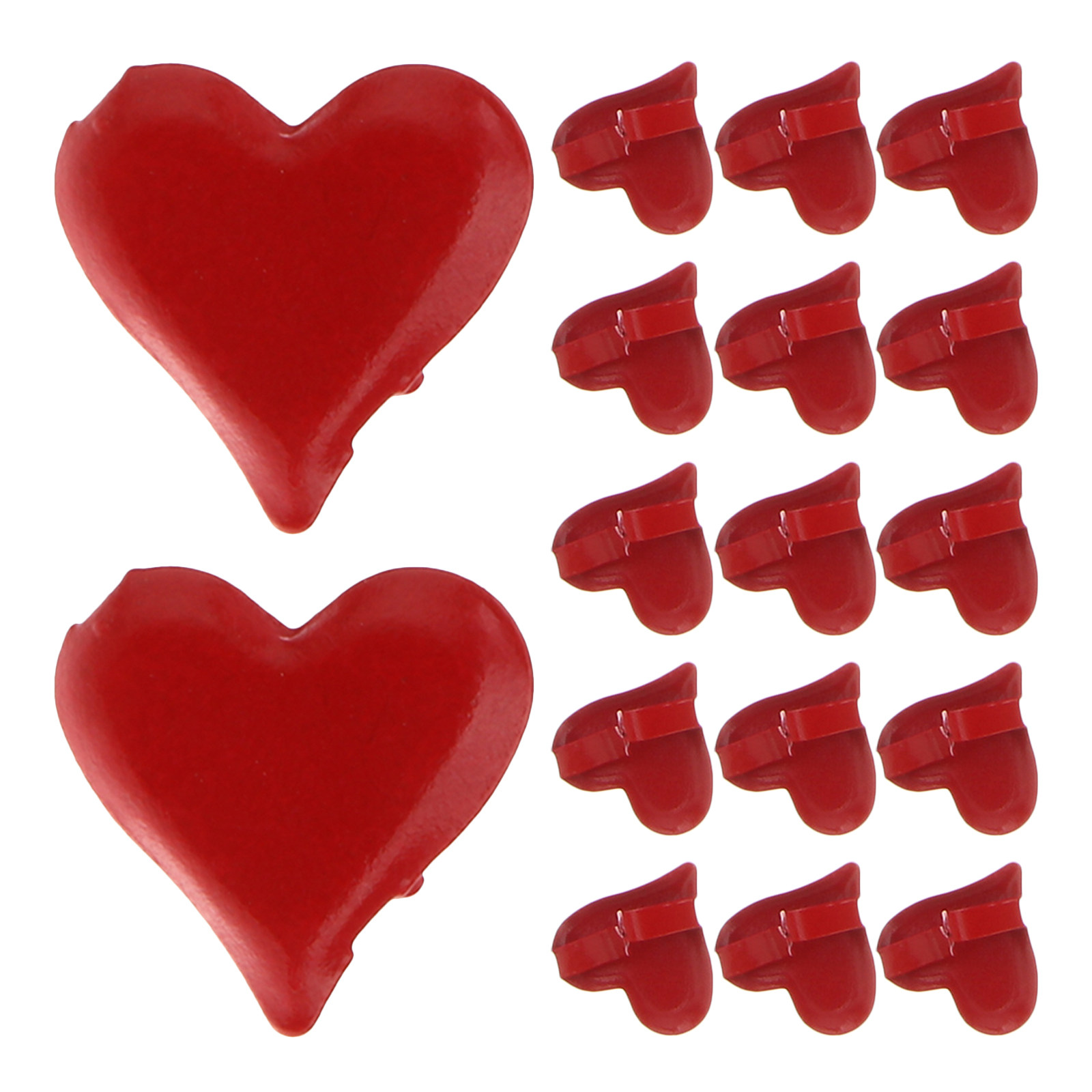 500Pcs Heart Shape Mini Metal  - огляд і ціна Embellishments For Scrapbooking