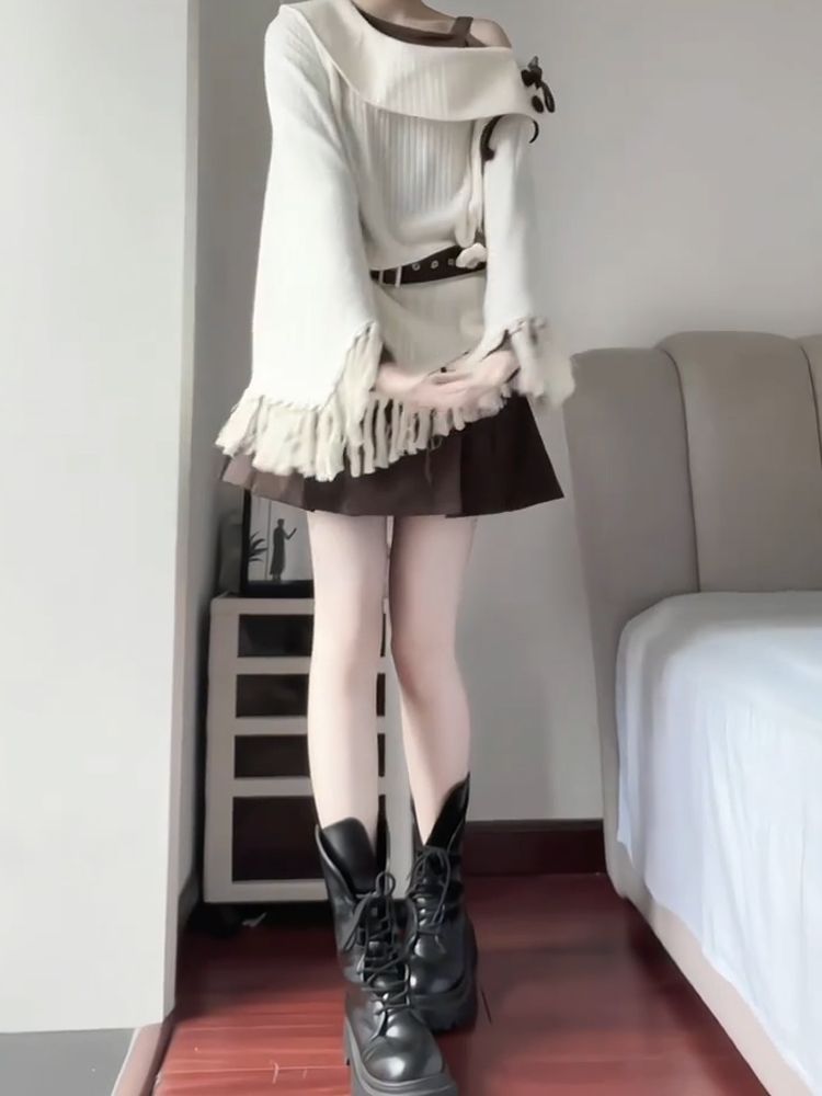 Japanese Vintage Mori Kei 2pcs - огляд і ціна Tassel Fringe Trim