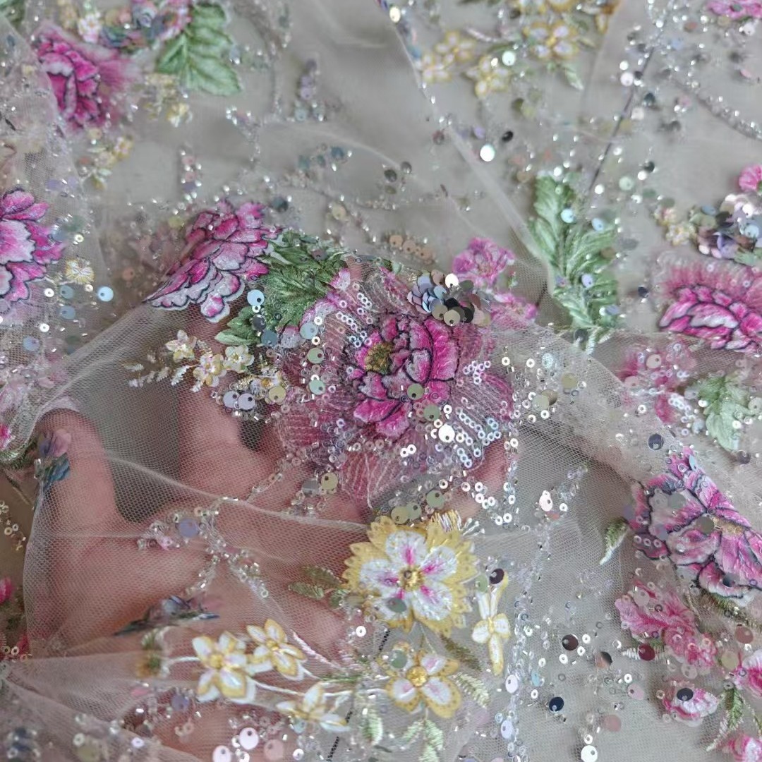 1M 120Cm Wide Luxury Beaded La - огляд і ціна Embellish Knit