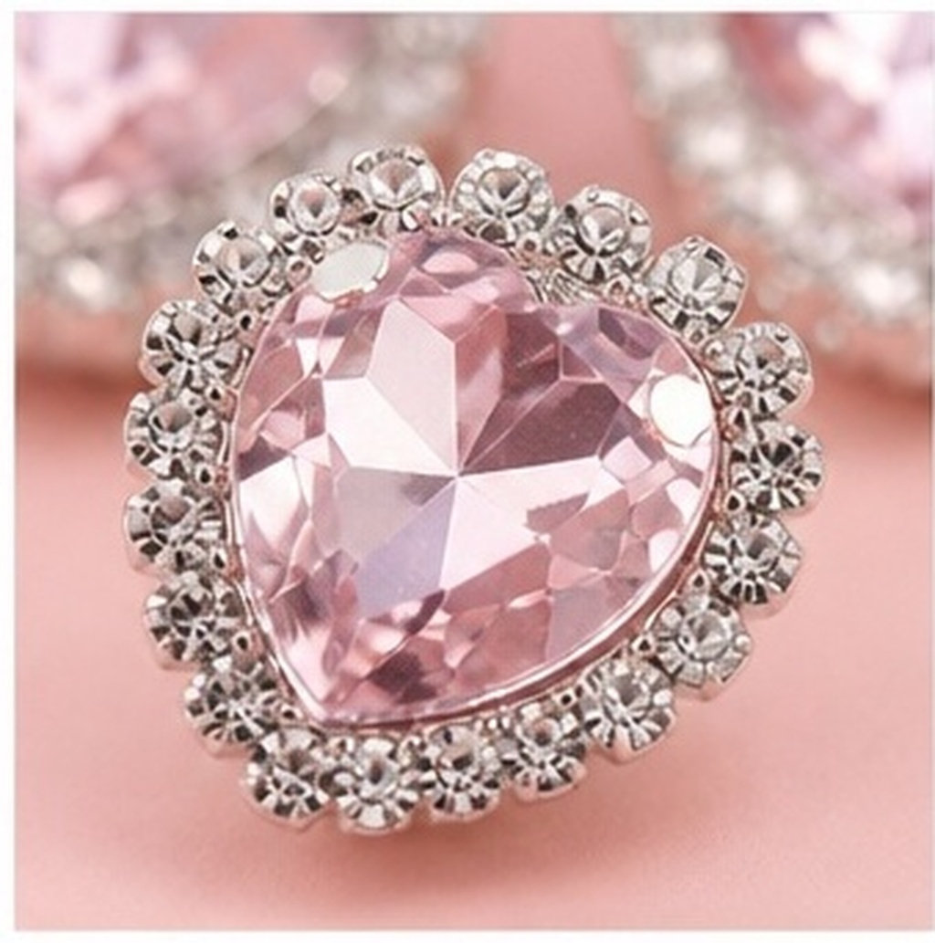 30Pcs Heart Sewing Rhinestone  - огляд і ціна Embellishment Glue Craft