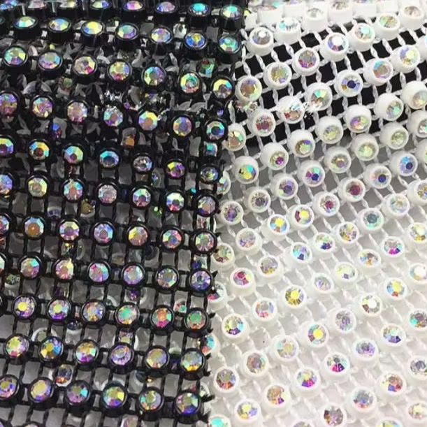 24 Rows Crystal Diamond Mesh T - огляд і ціна Crystal Mesh Fabric