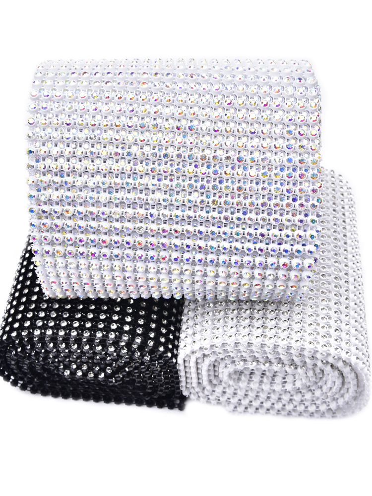 24 Rows Crystal Diamond Mesh T - огляд і ціна Crystal Mesh Fabric